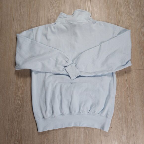 Ron Jon Surf Shop 1/4 Zip Pullover Men's Size Small Blue Logo Casual Long Sleeve - Picture 8 of 14